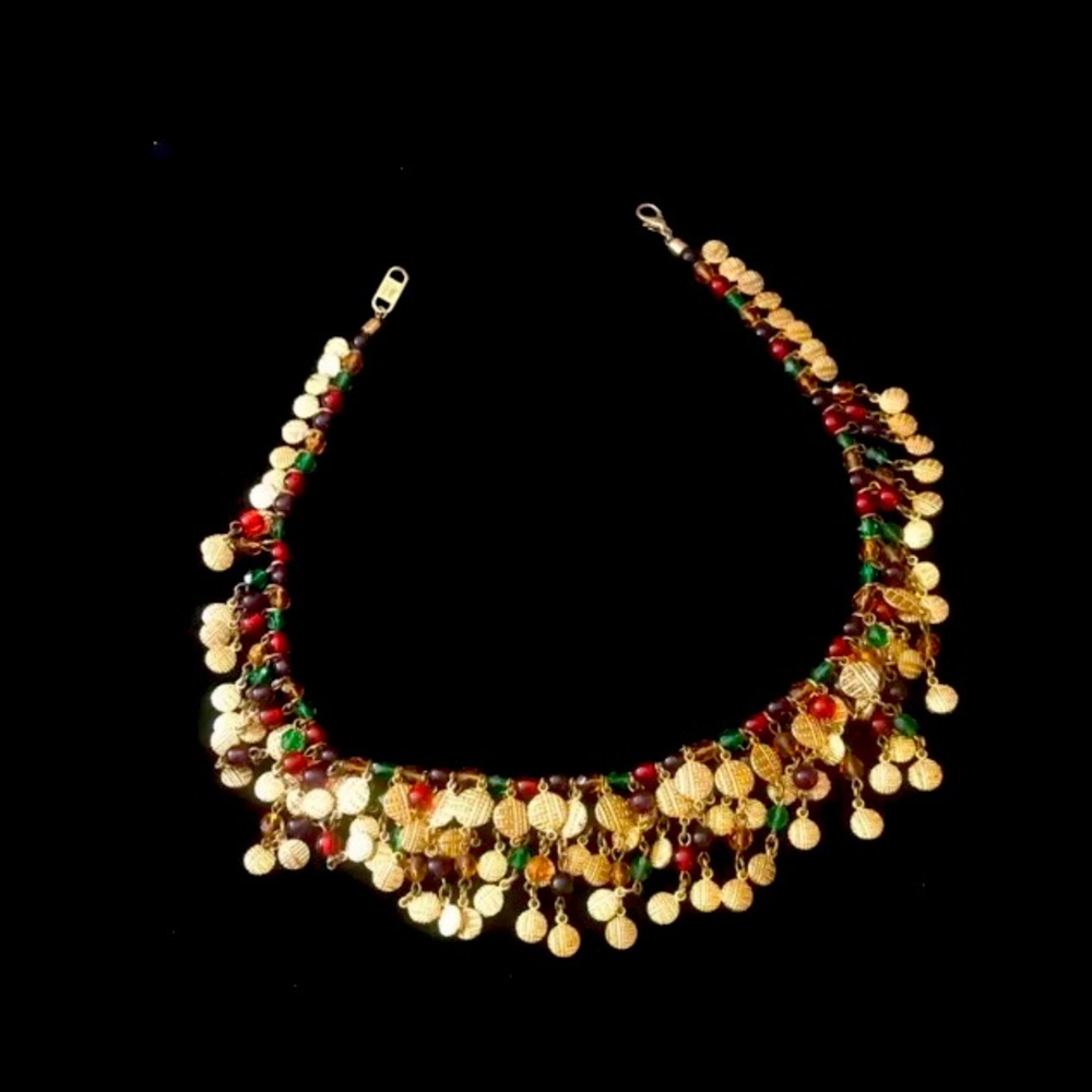 Exquisite made in Italy multi colored necklace